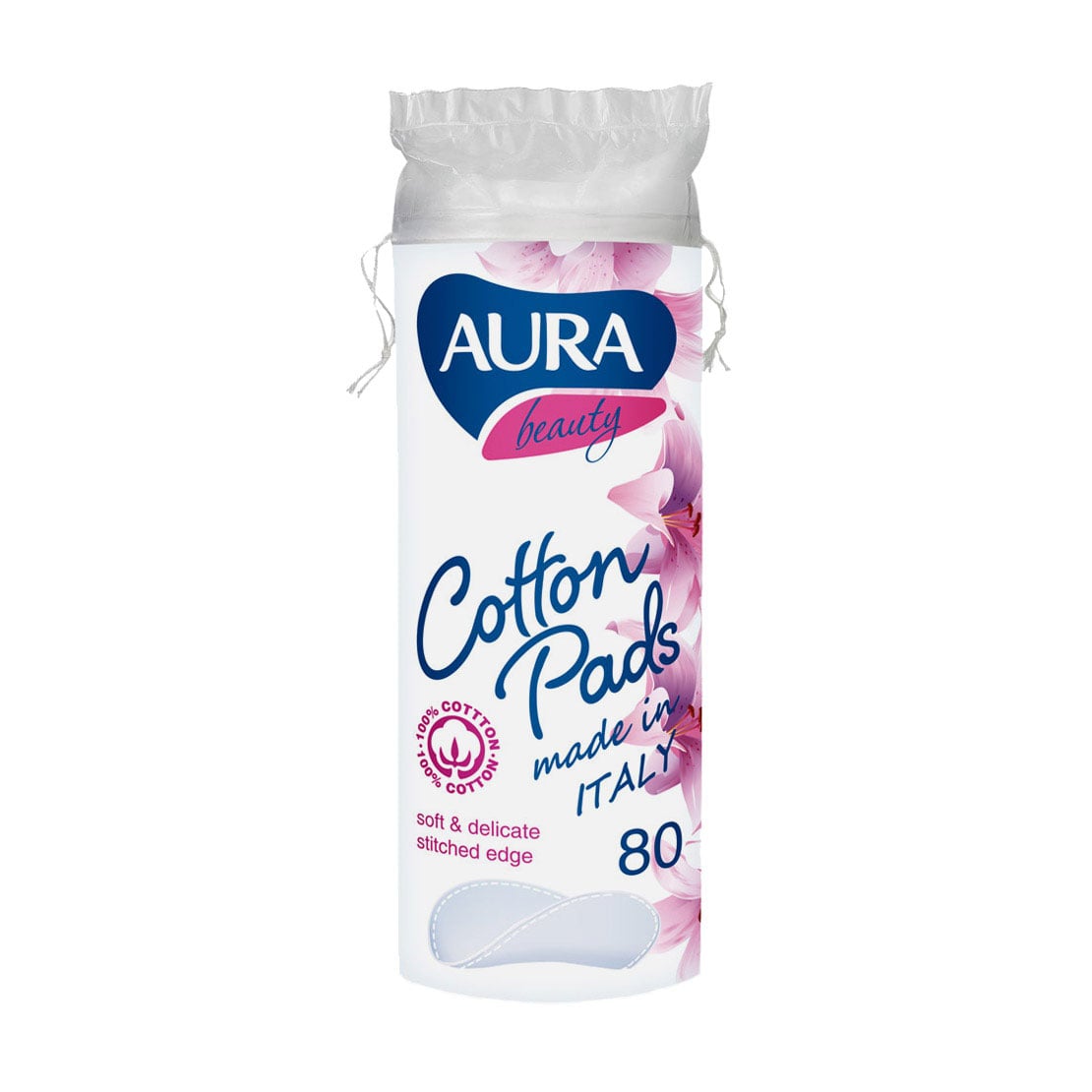 Ватні диски AURA Beauty, 80 шт